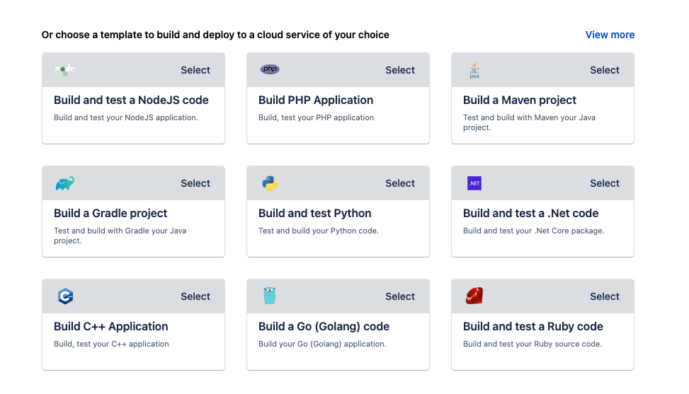 Create Bitbucket pipeline