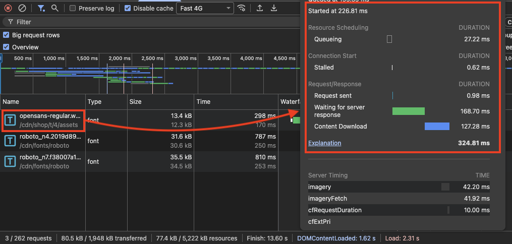 Subset font file with reduced size