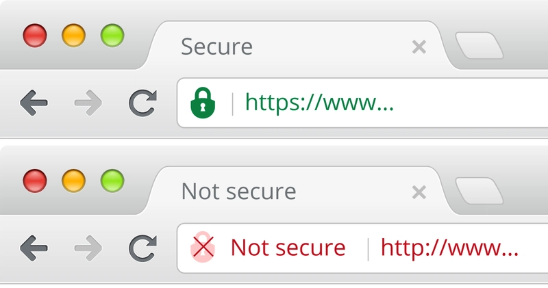 Browser HTTPS warning