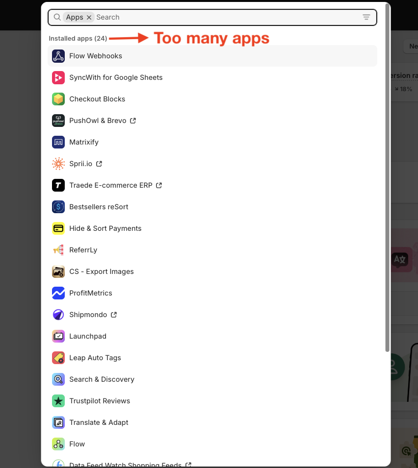 Too many app scripts in the network waterfall