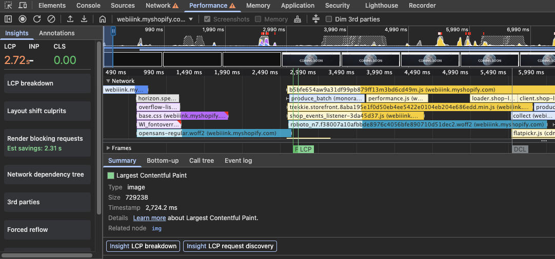 Hero video loaded after initial render