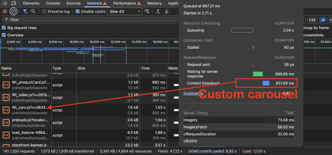 Custom lightweight carousel implementation