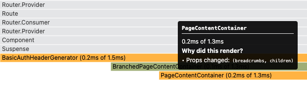 React DevTools showing why component re-rendered
