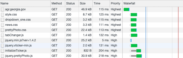 Second load reuses existing server connection