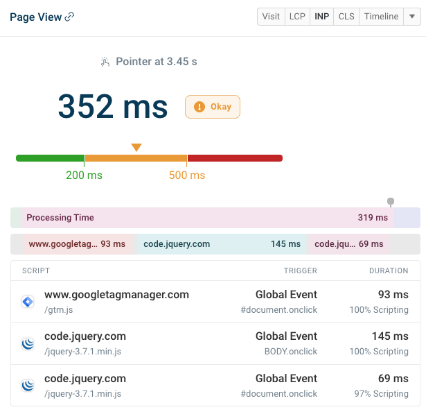 RUM script breakdown