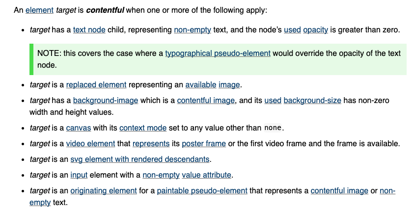 Paint Timing API screenshot