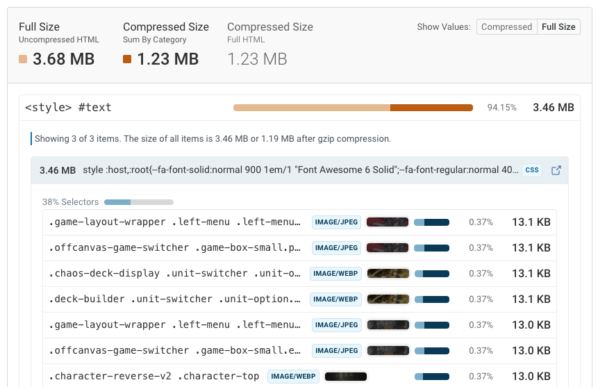 Base64 images embedded in HTML