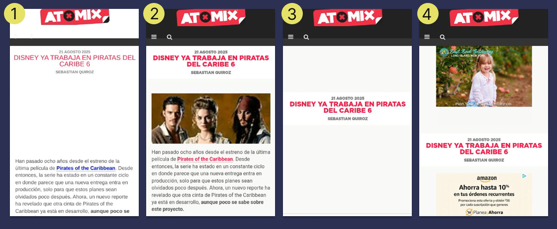 Cumulative layout shift as ads render