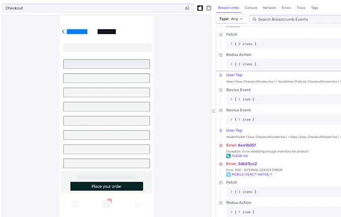 Sentry session replay