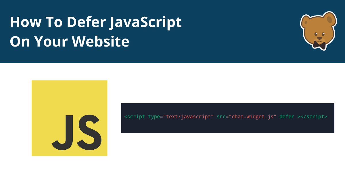 How To Defer JavaScript On Your Website | DebugBear