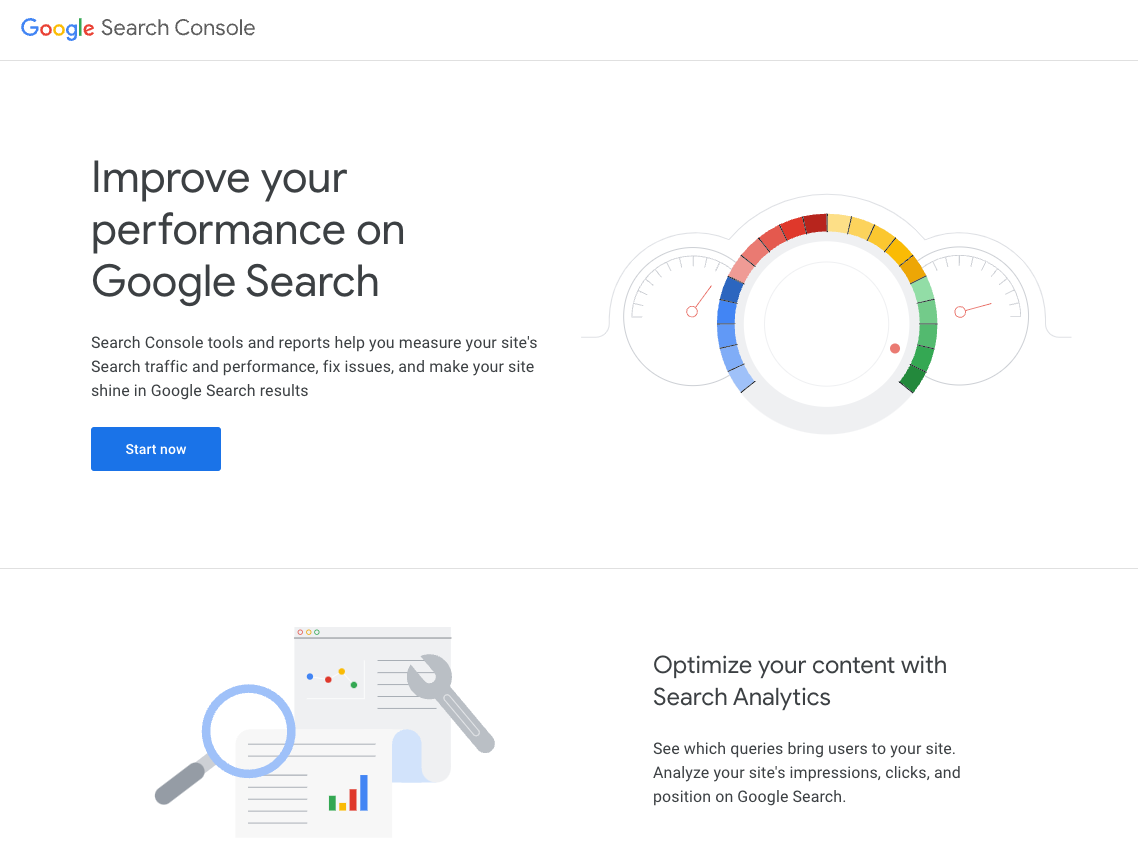 Google search console tilda