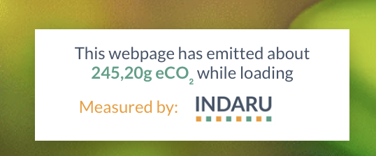 CO2 estimate a few hours after opening a page