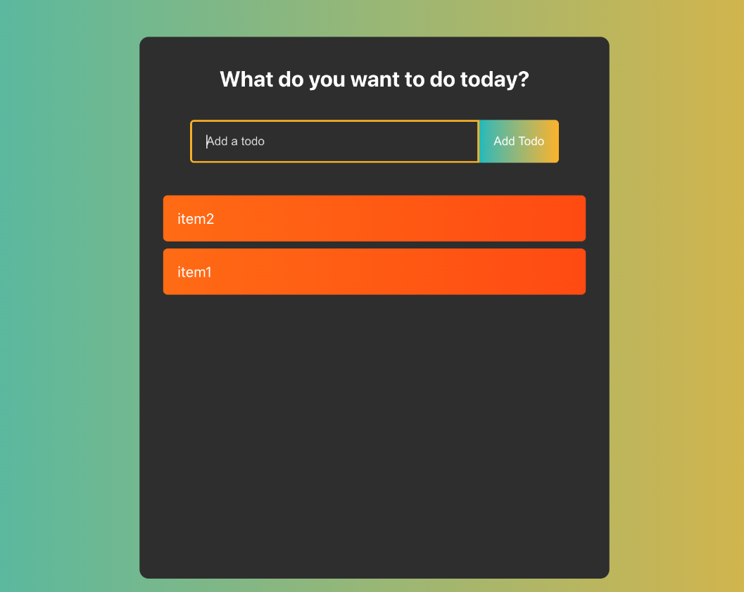 An example to-do app