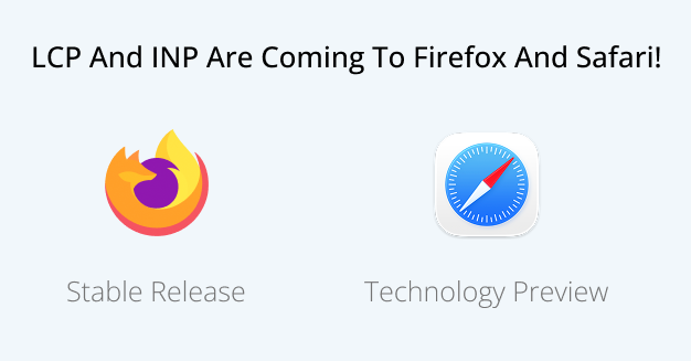 LCP and INP support is coming to Firefox and Safari!