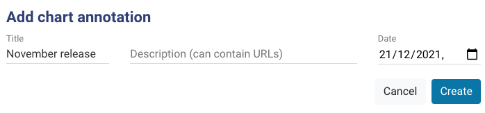 Edit annotation UI