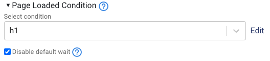Disable Lighthouse default wait