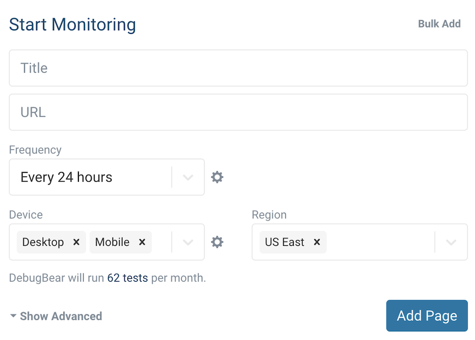 How to set up Lighthouse monitoring